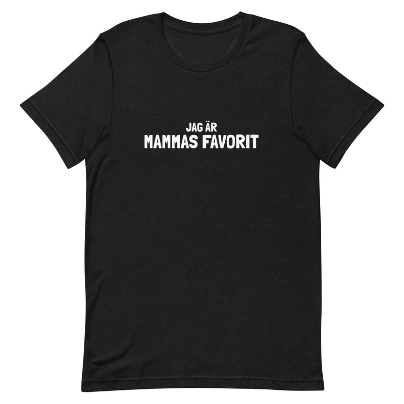 T-shirt med bild texten "Jag är mammas favorit"