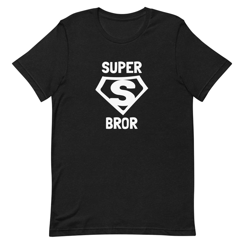 T-shirt med bild texten "Super bror"