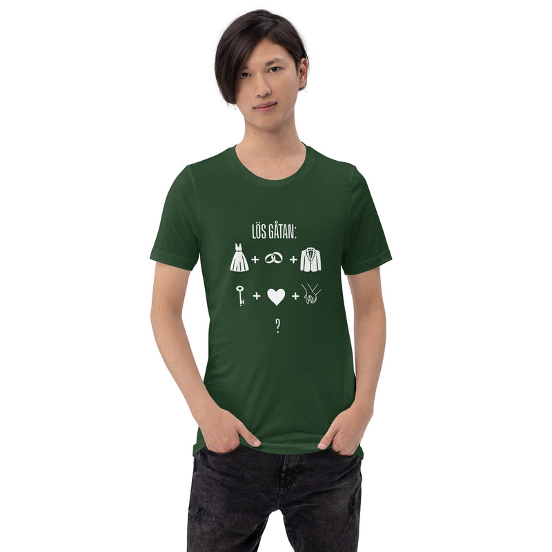 T-shirt med texten "Lös gåtan"