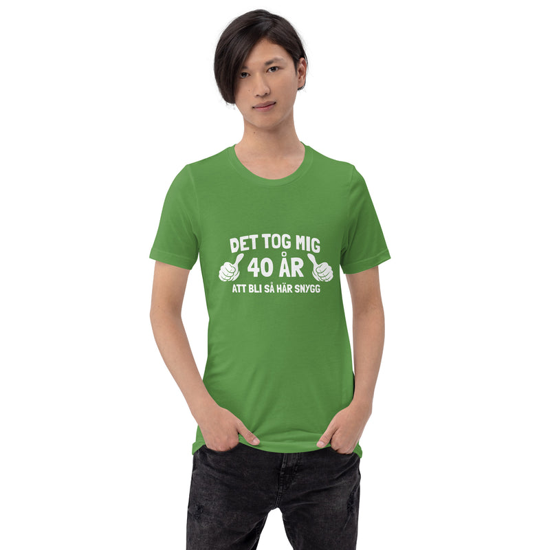 T-shirt med bild texten "Det tog mig 40 år"