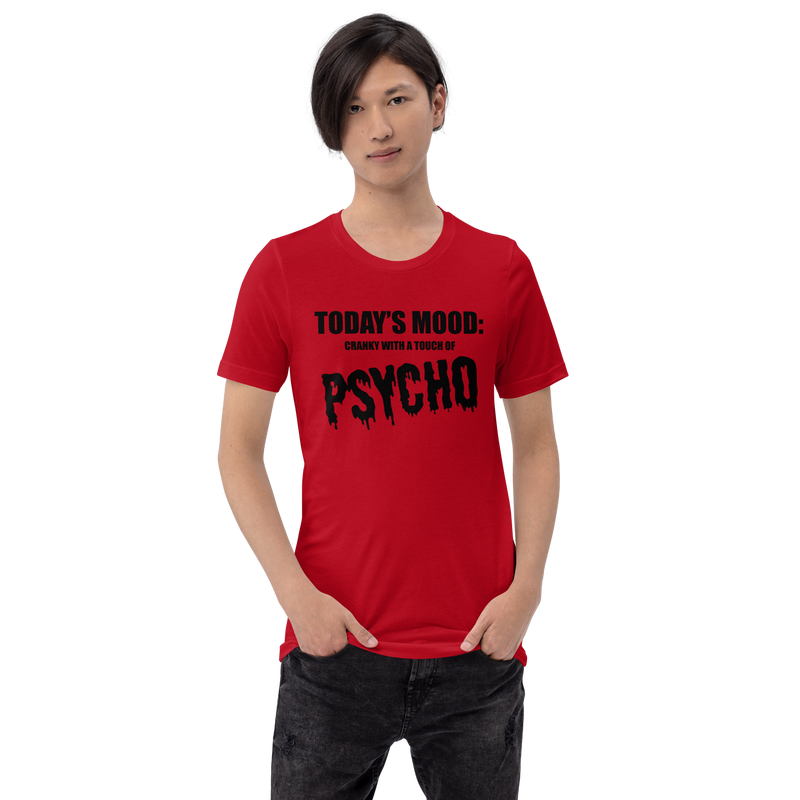 T-shirt med bild texten "Todays mood"