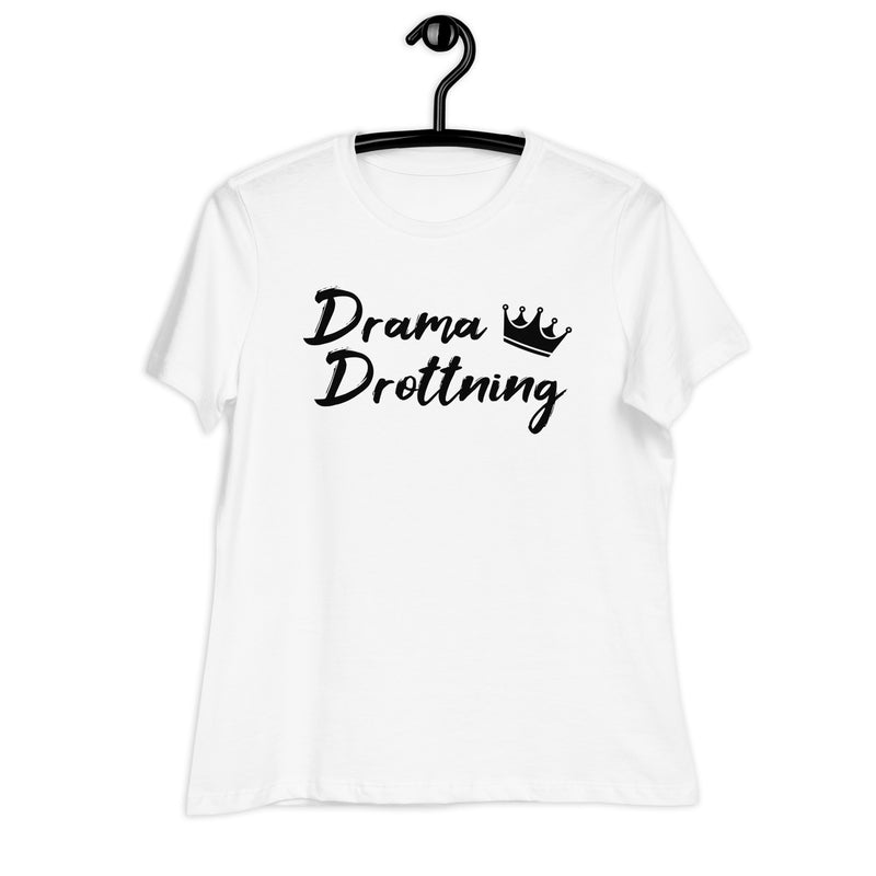 T-shirt med texten "Drama Drottning"