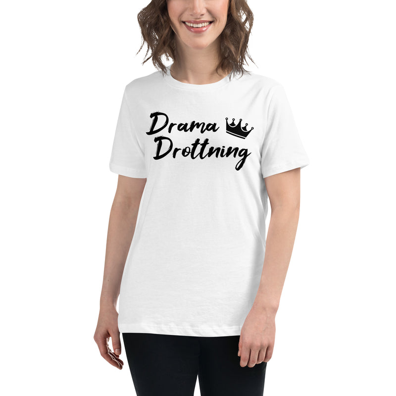T-shirt med texten "Drama Drottning"